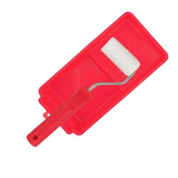 Paint Roller Polyester Foam Tray Set 70mm - 4 Pack