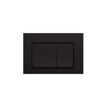 R/S FLUSH PLATE - MATT BLACK - DUEAL - AD008-B
