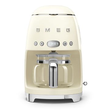 SMEG DRIP COFFEE MACHINE CREAM Programmable Filter Coffee & Retro Design
