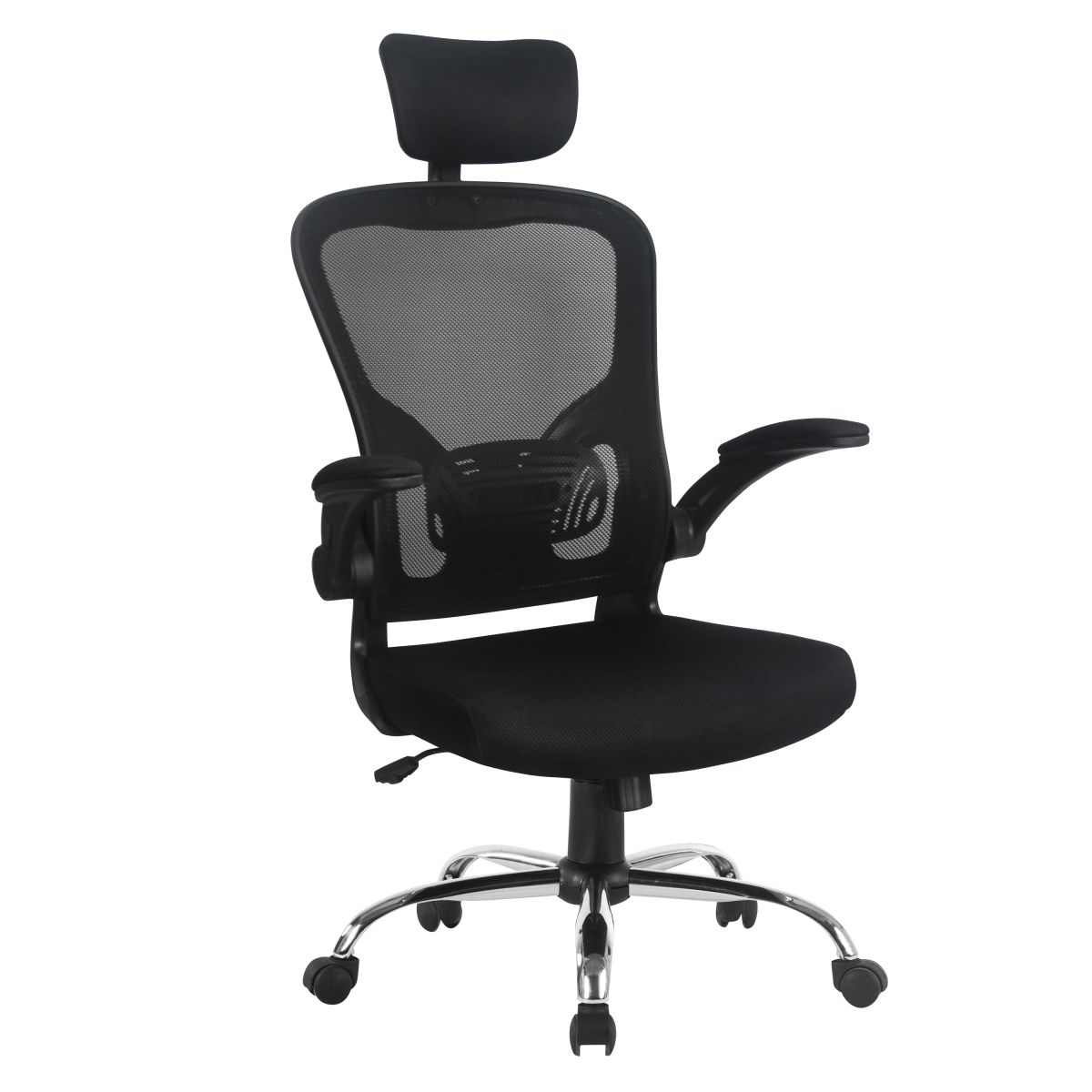 Everfurn Stagio Ergo Office & Computer Chair: High Back | Black