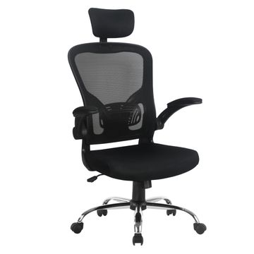 Everfurn Stagio Ergo Office & Computer Chair: High Back | Black