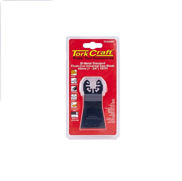 Tork Craft - Quick Change Flush Cut Universal Saw Blade 45mm - 3 Pack