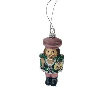 NUTCRACKER METALLIC 4.5X6X13.5CM PINK HAT