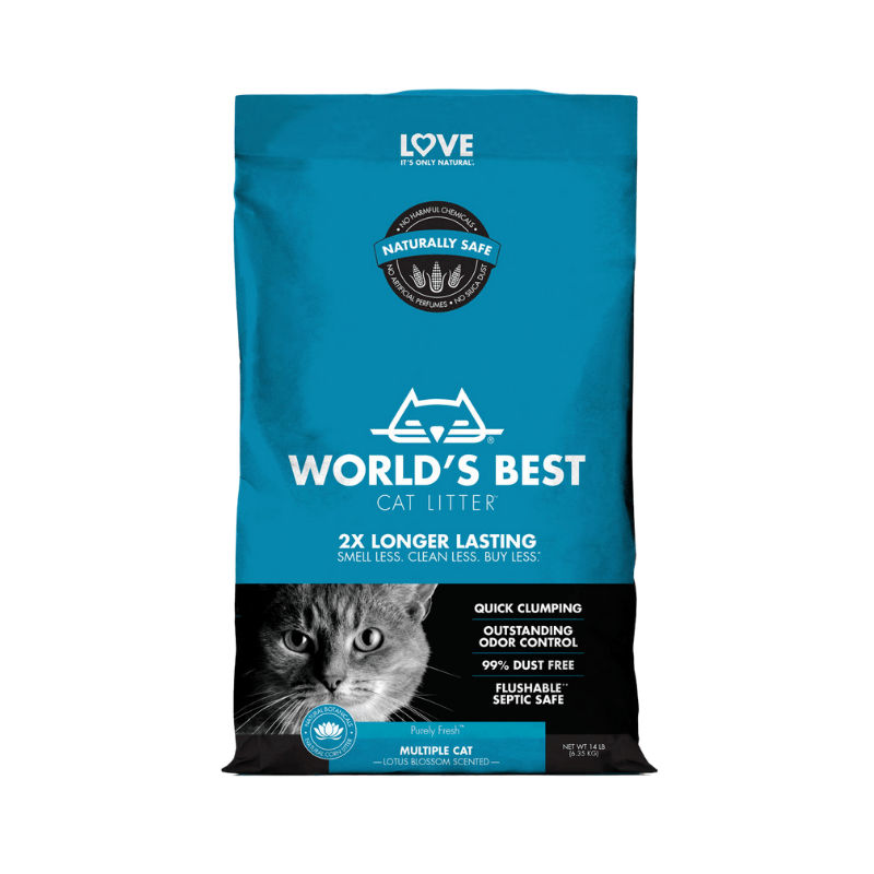 World's Best Cat Litter - Lotus Blossom Scented 6.35kg