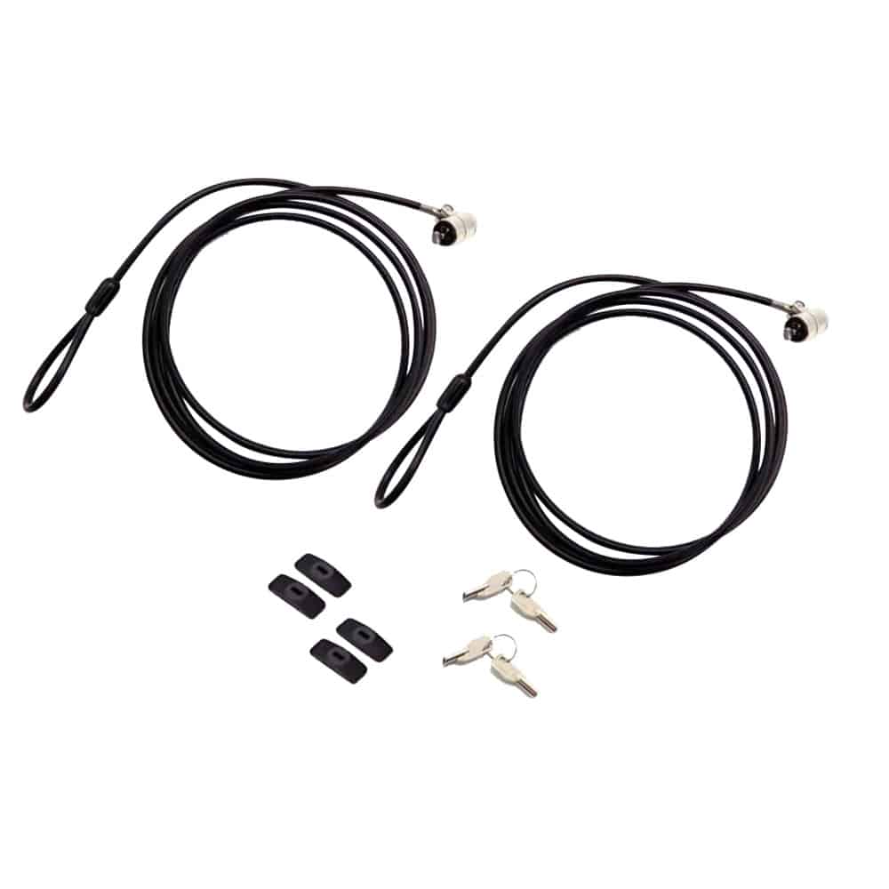 Killer Deals Anti-Theft Hardware Cable Lock- PC, Laptop, Tablet & Phone 2 Pack