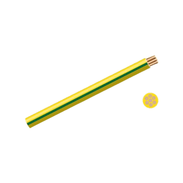 16mm GREEN/YELLOW GP WIRE /20M