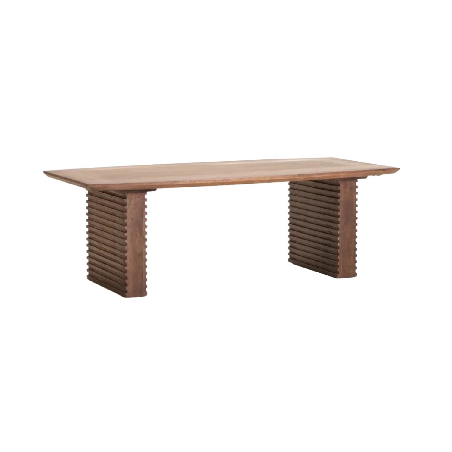 120x60cm Solid Mango Wood Coffee Table – Light Brown
