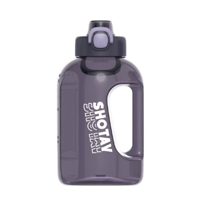 SHOTAY 1.5L Sports Gym Outdoor Water Bottle – Black