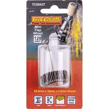Mini Flap Wheel 29.5 X 9.5 X3.2Mm Shank 120G