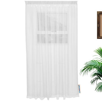 Matoc Designs Curtain - Mystic Voile - White - Taped - 140cm W x 230cm H