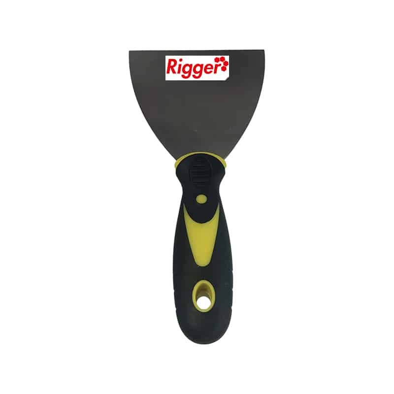 RIGGER Paint Scraper Rubber Handle 100mm