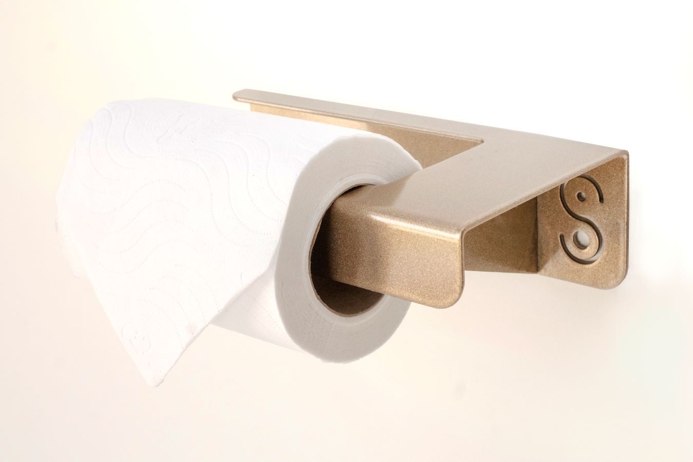 Made@Scale Eco toilet roll holder Pearl Bronze.