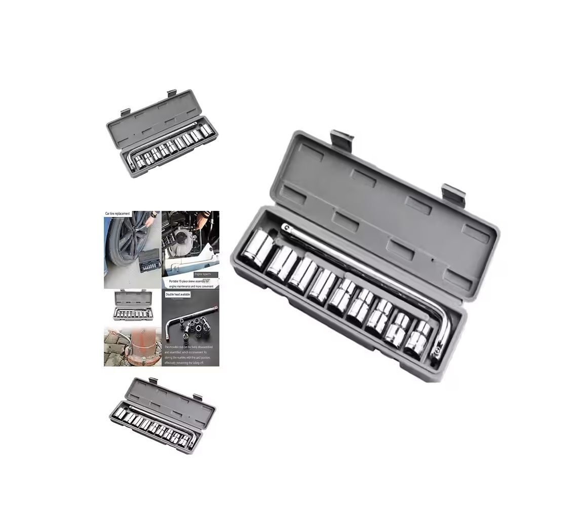 XF0928 Wrench Combination Hand Tool Socket Set 10Pcs x 5