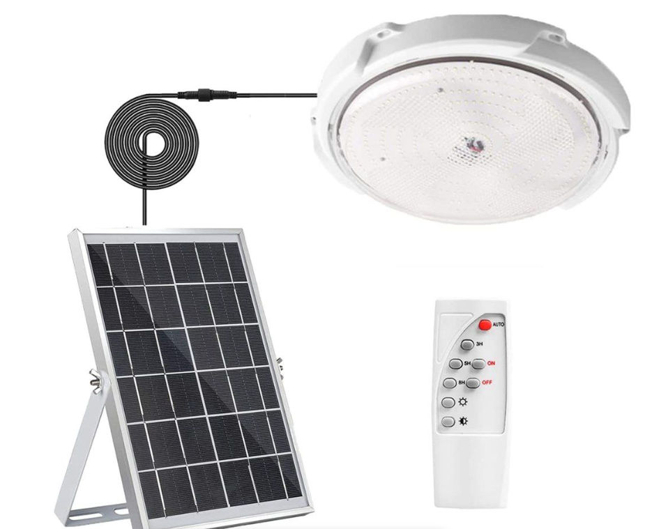 300W Solar Ceiling Light with Remote Control