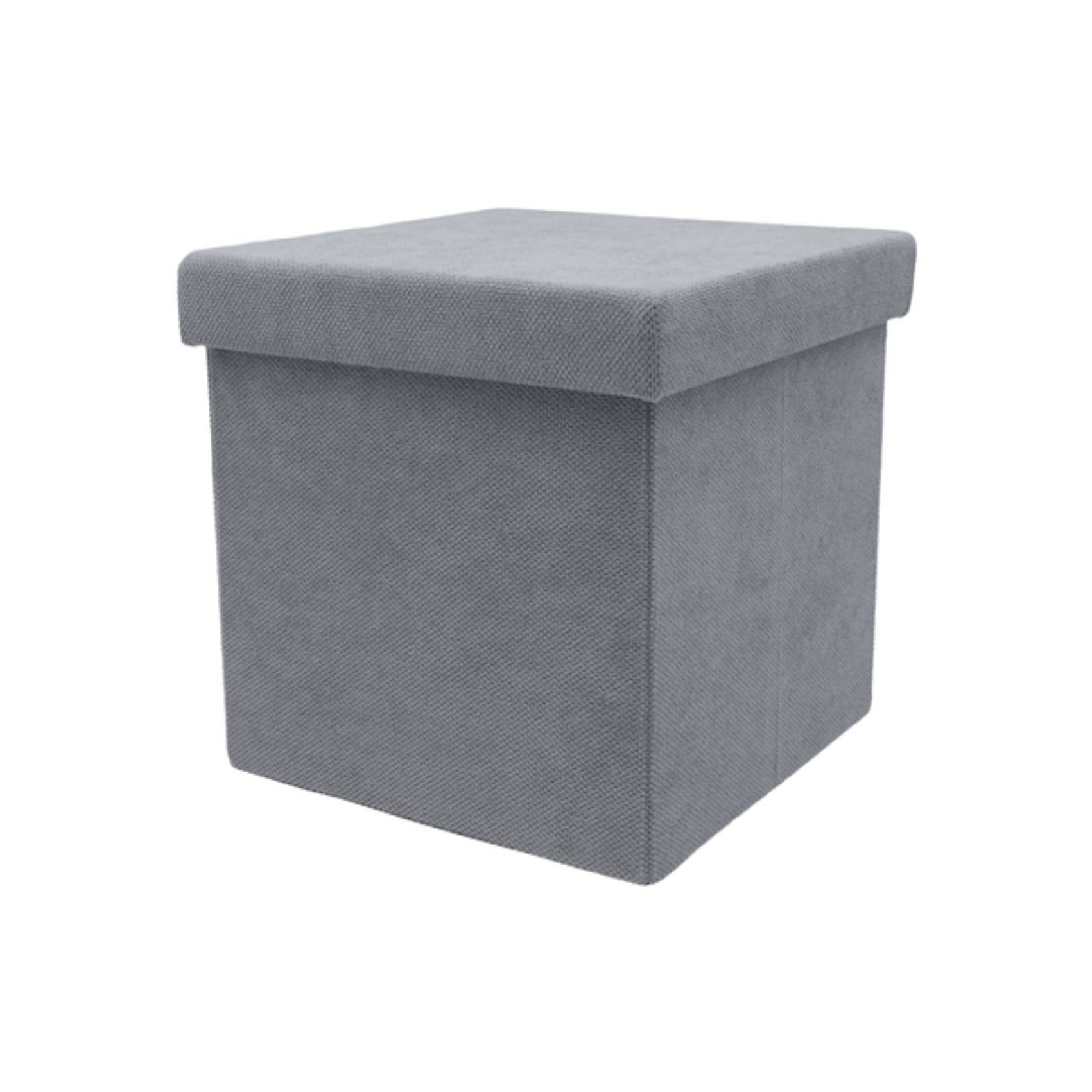 Everfurn Amara Square Ottoman With Storage Compartment