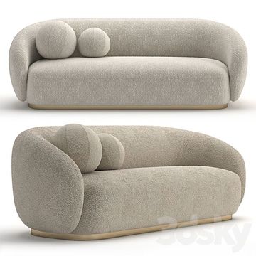 Boucle Modern Couch