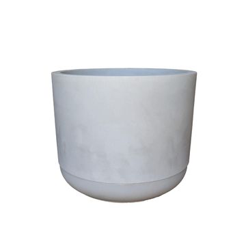 Match Cylinder Japi Planter With Saucer