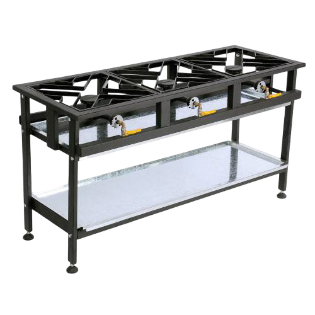 Anvil Commercial Gas Boiling Table - 3 Burner (Straight)