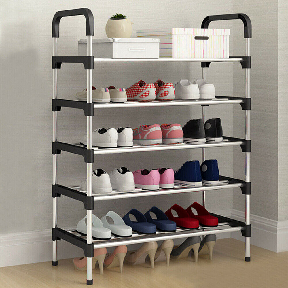 5-Tier Shoe Rack Organizer – Space-Saving Design
