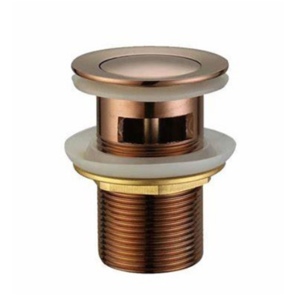 ROSE GOLD POP UP BASIN WASTE SLOTTED