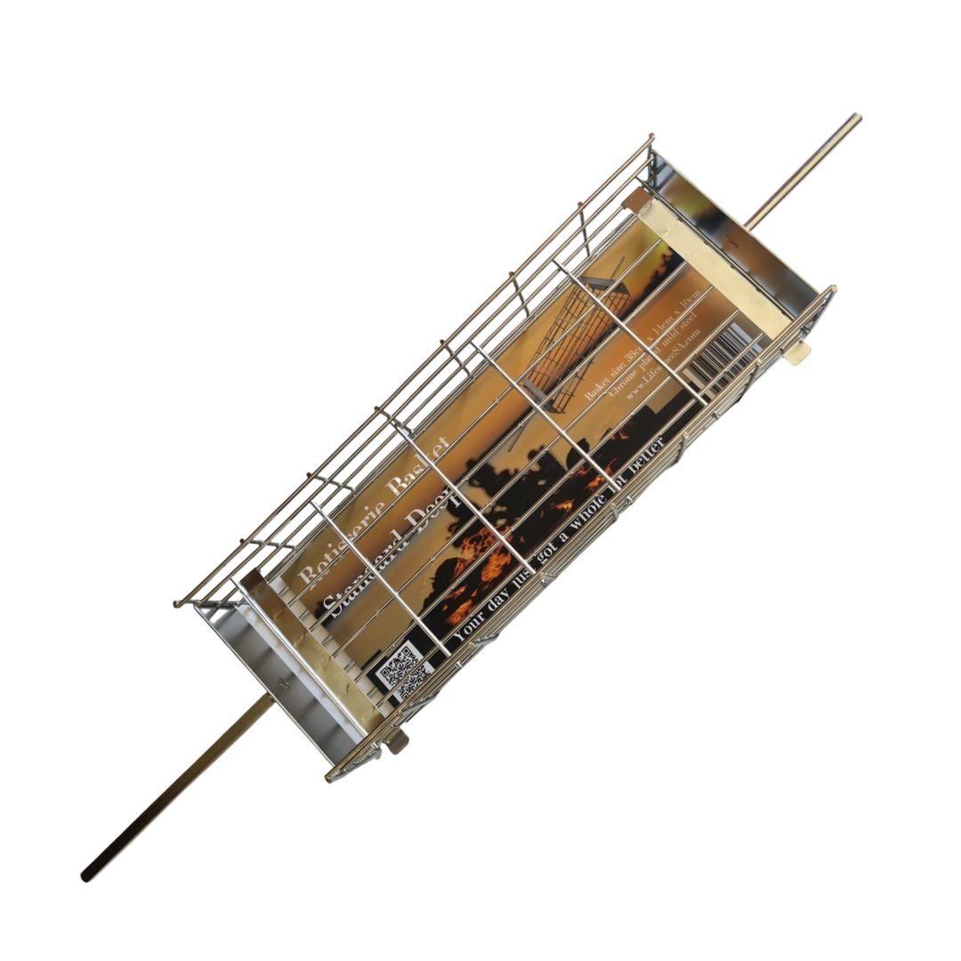 Lifespace Rotisserie Basket - Standard Deep Adjustable - Chrome 