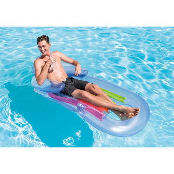 King Kool Inflatable Lounger Floating Lilo Swimming Pool - Blue