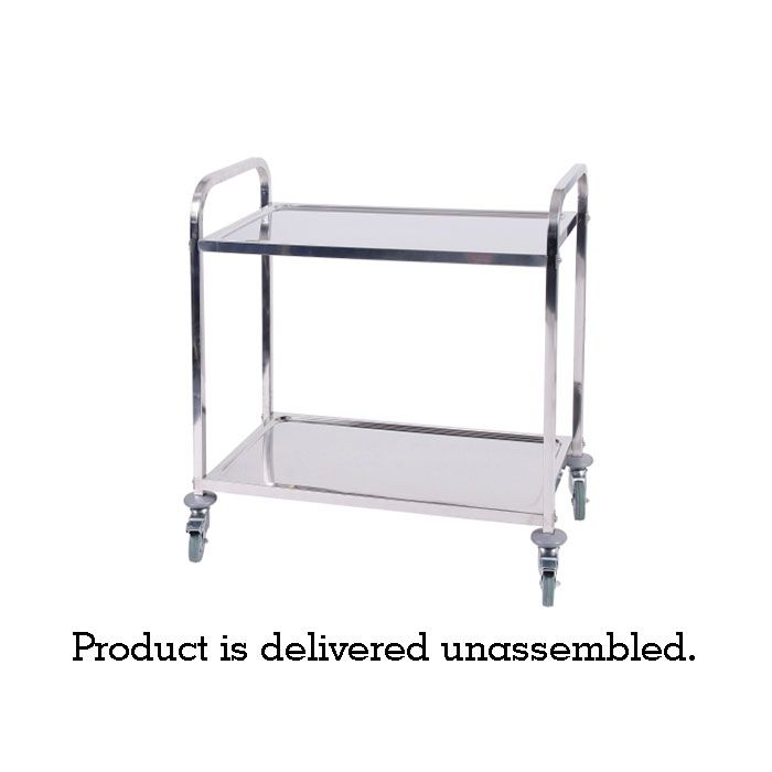 Stainless steel tea trolley - 2 tier - SMARTCHEF
