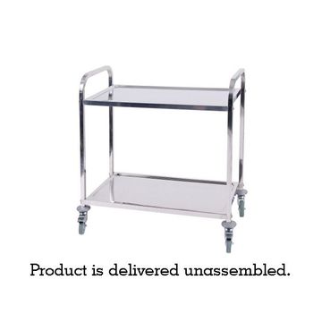 Stainless steel tea trolley - 2 tier - SMARTCHEF