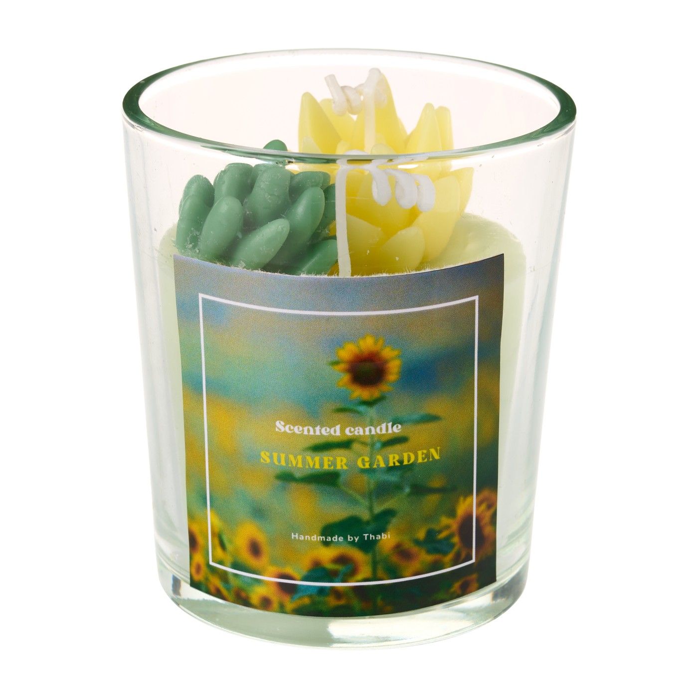 Summer garden fragrance candle