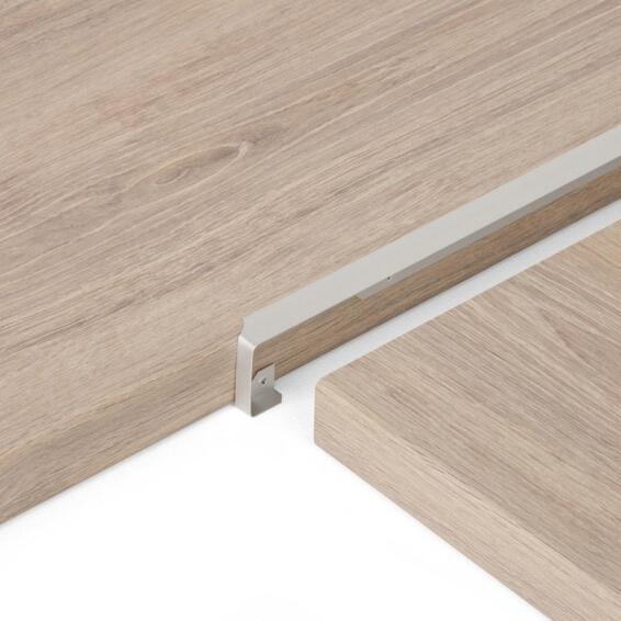 Kitchen Countertop Corner Joint L205Cm X W2Cm X H3,8Cm Aluminium
