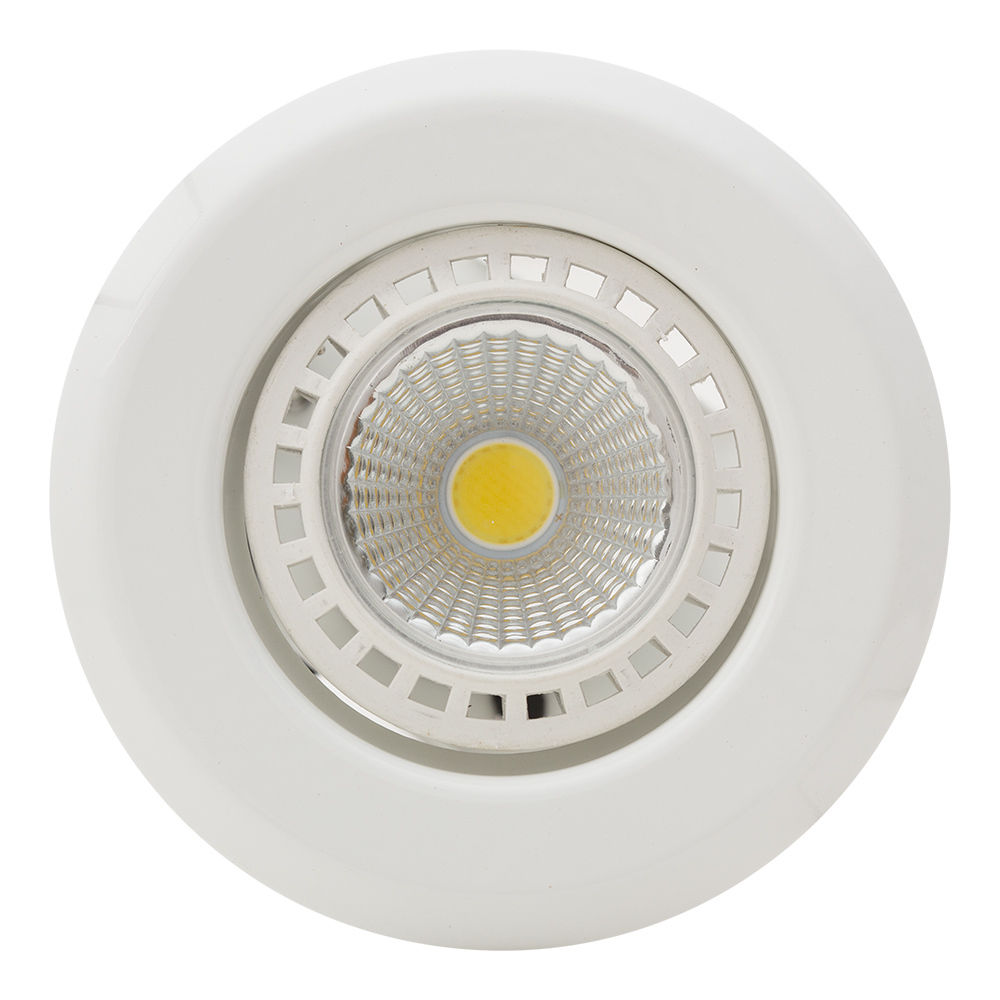 Eurolux - Straight - Downlight - 85mm - White - 5 Pack