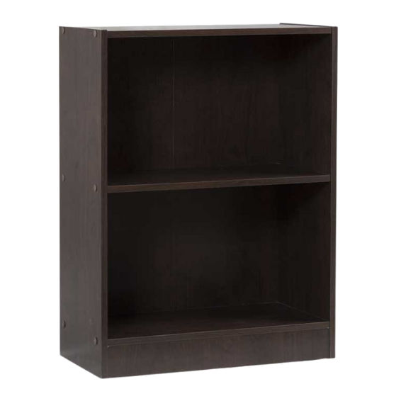 CYRUS 2 SHELF BOOKCASE - WENGE