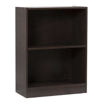 CYRUS 2 SHELF BOOKCASE - WENGE