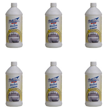 SUPA CLEAN Bleach Liquid With Lemon 1 Litre ( 6 pack )