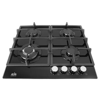 ALVA - 60cm 4-BURNER GAS HOB - GLASS