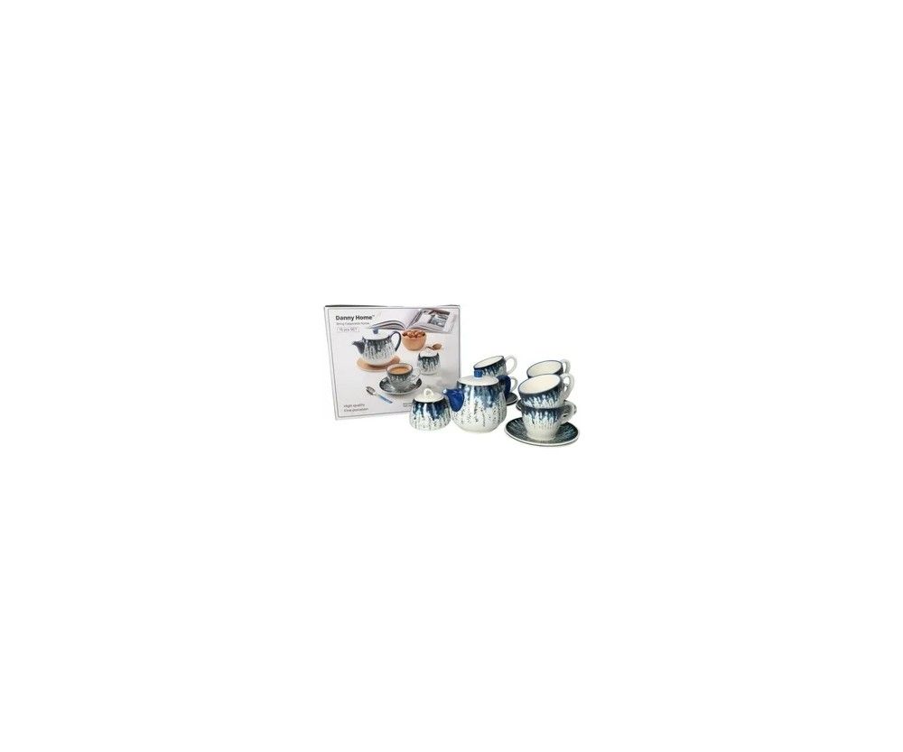 danny home Pack of 16 Porcelain T20-5T Tea Set Dinner Set ()