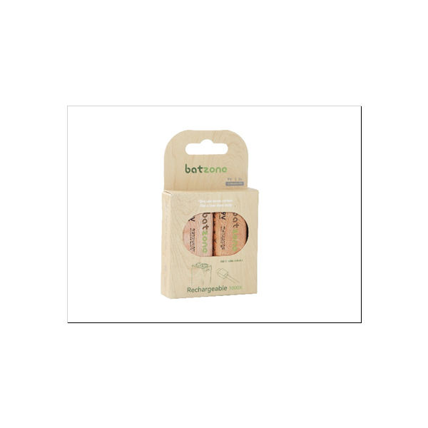 batzone Type C Li-ion Rechargeable Battery 9V 3700 1Pcs