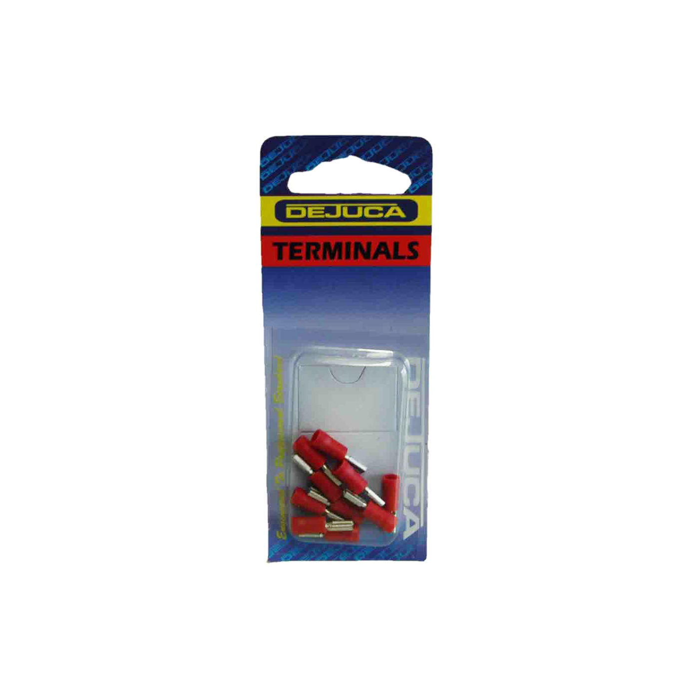 Dejuca - Terminal - Disconnect - Red - Female - 2.8mm - 10/Card - 6 Pack