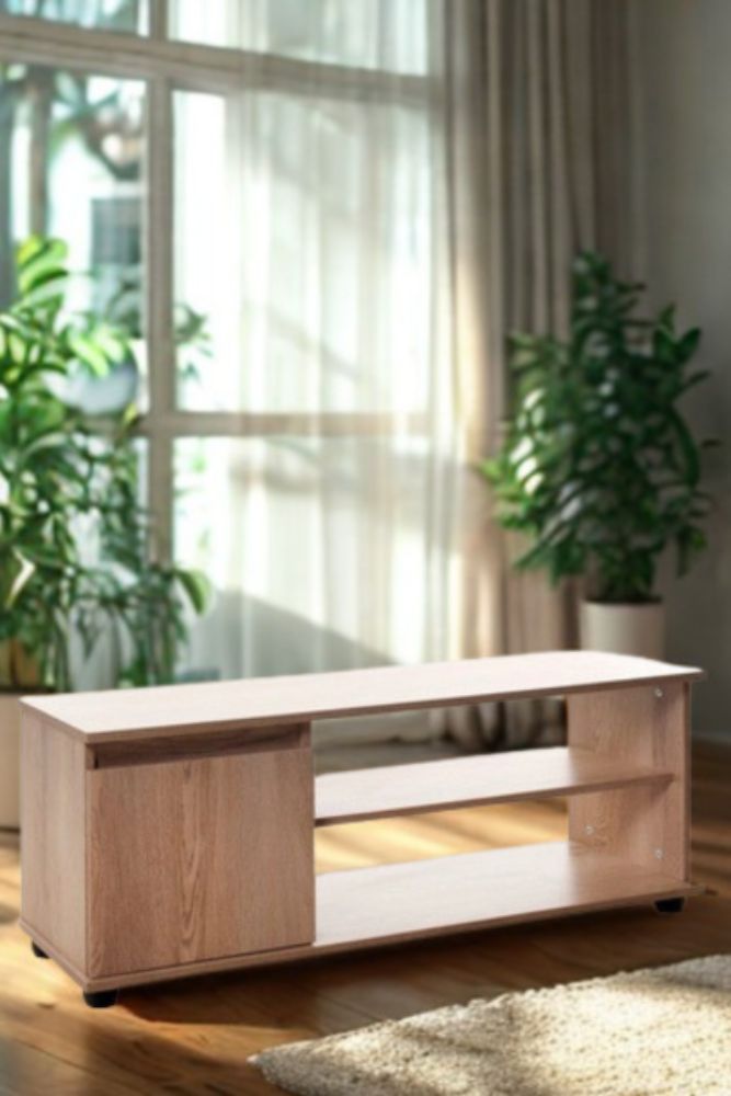 Minimalist TV Stand – Modern Media Unit for Clean Living Room Design