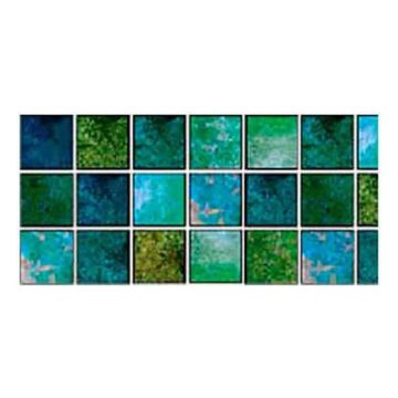Print on tissue paper (fibreglass application only) -Tropical 810mm x 160mm