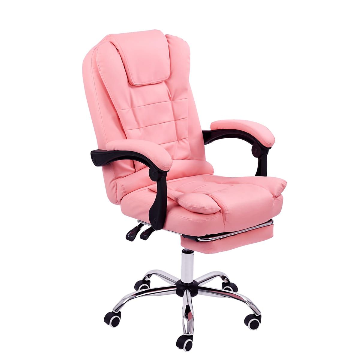 LBM FURN- Ergonomic Executive Recliner Office Chair- Pink