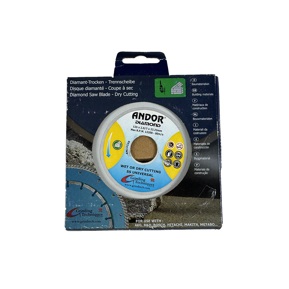 Andor - Diamond Saw Blade Stainless Steel Universal (125mm)