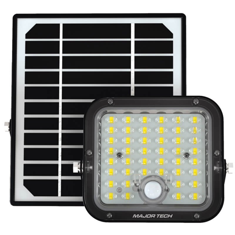1300 Lumen Solar LED Floodlight (Sensor option) (SFC-10C) - Major Tech
