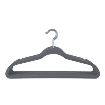 LeLuxe Grey Velvet Hanger 10pk + 2 Free
