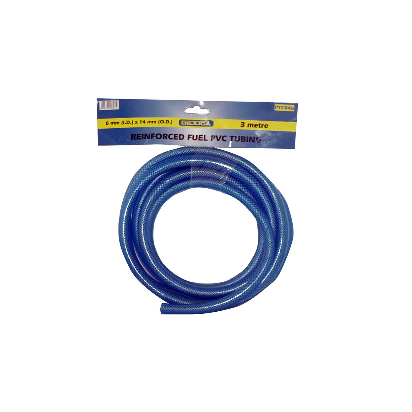 Dejuca - Fuel Pvc Tubing - Blue - R/f - 8mm X 14mm - 3m - 2 Pack