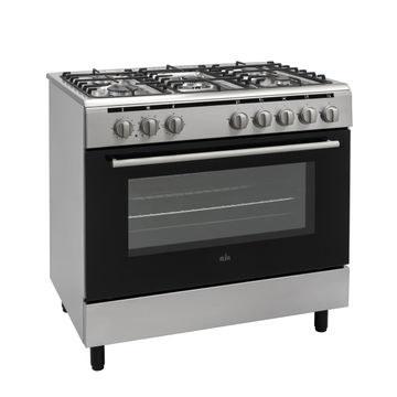 ALVA 5-BURNER FREESTANDING GAS ELECTRIC COOKER COMBO | 90x60cm | 9 FUNCTION
