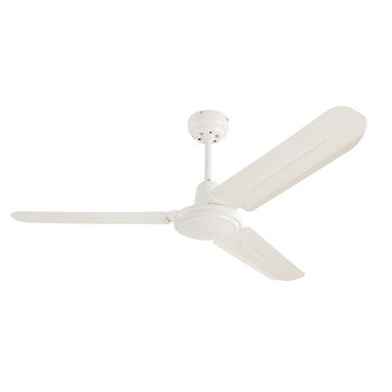 Eurolux Industrial Ceiling Fan 3 Blades White