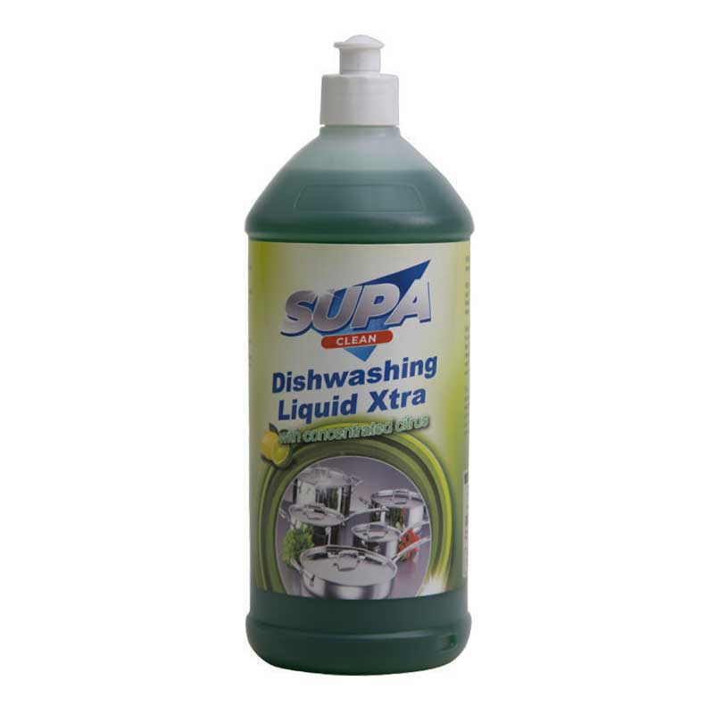 SUPA CLEAN Dishwashing Liquid Xtra with Citrus Biodegradable 1 Litre