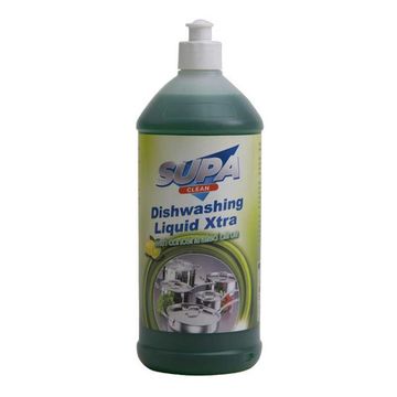 SUPA CLEAN Dishwashing Liquid Xtra with Citrus Biodegradable 1 Litre