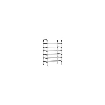 Wobuciko Metal Shoe Rack (White, 6 Shelves)